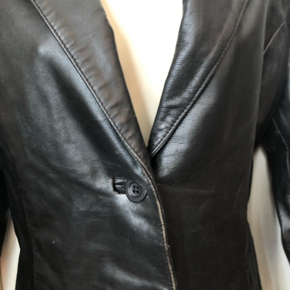 Nordstrom Rubbish leather jacket size large - Picture 6 of 11